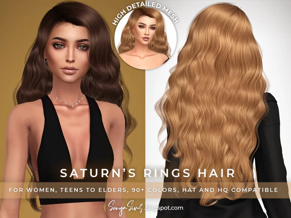SONYASIMS - SATURN RING HAIR