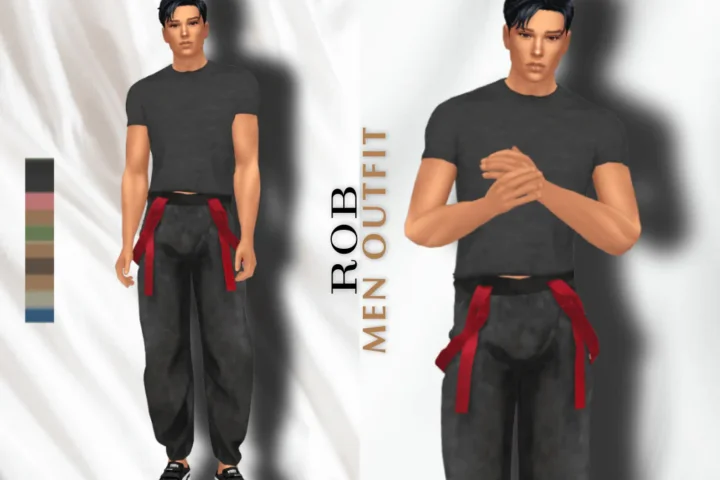 ROB MEN OUTFIT + added new swatches