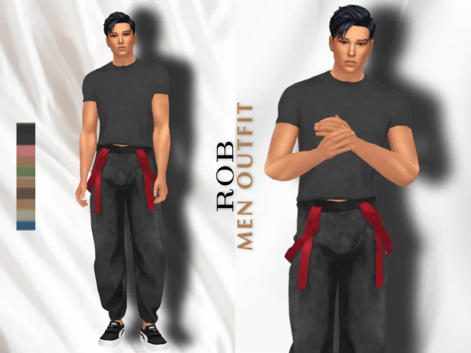 ROB MEN OUTFIT + added new swatches