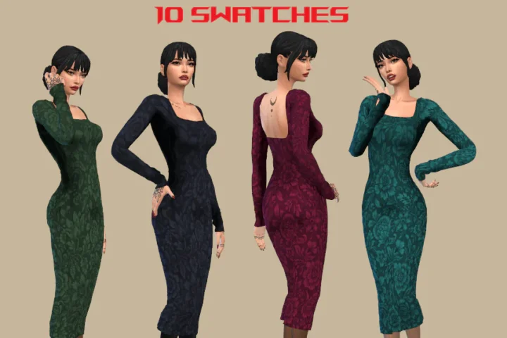 FALLINLOVE ROMANTIC LONG DRESS