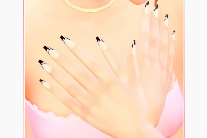 Woman Nails - Rosa - Version 2