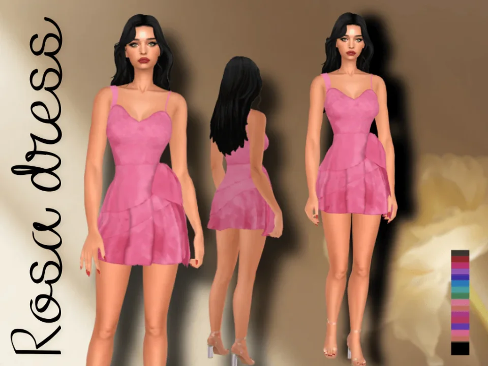 ROSA ASYMMETRIC DRESS