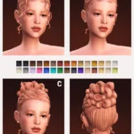 Rosie Curly Bun Hair