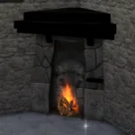 TSM Rustic Corner Fireplace