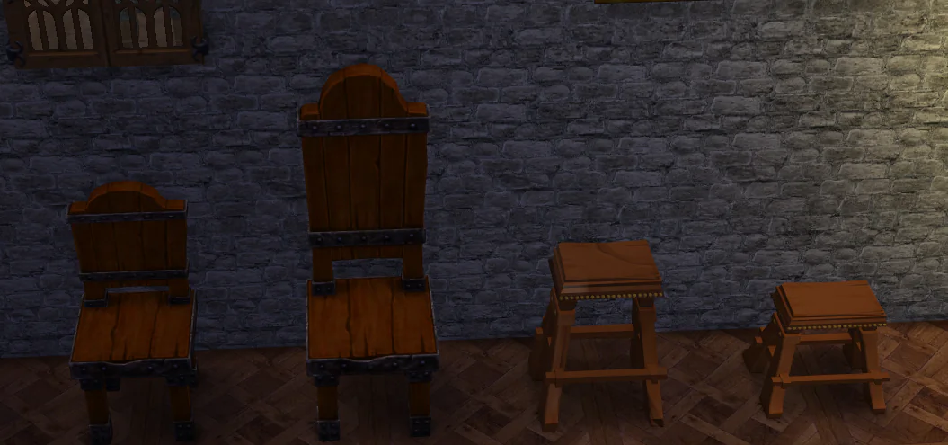 TSM Medieval Rustic Dining Set