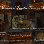 TSM Medieval Rustic Dining Set