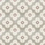 Flower floor tiles