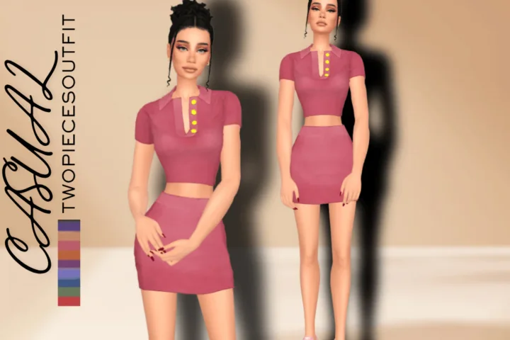 CASUAL TWO PIECES OUTFIT