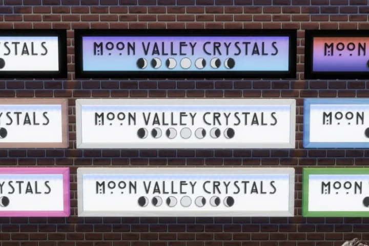 Witchy Crystal Shop Signs