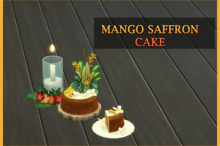 Mango Saffron Cake