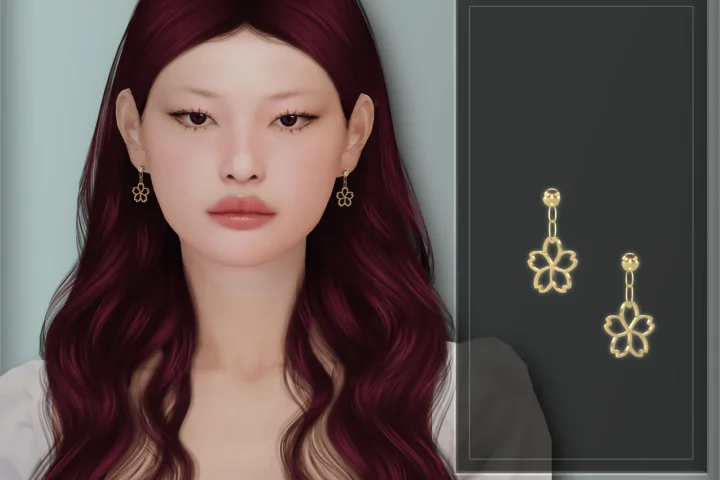 Sakura Drop Earrings