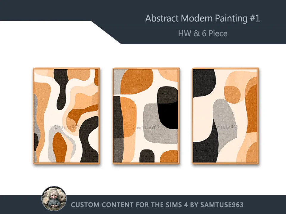 Abstract Modern Painting #1 Sellable Extra A Samtuse963