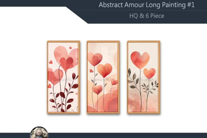 HQ Abstract Amour Long Painting #1 Sellable Samtuse963