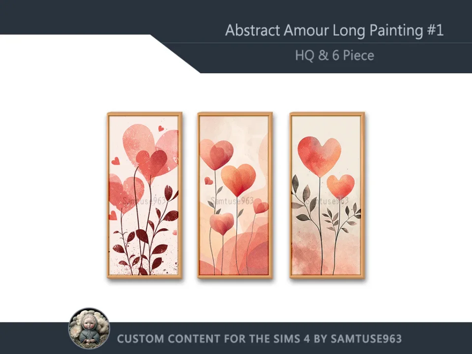 HQ Abstract Amour Long Painting #1 Sellable Samtuse963