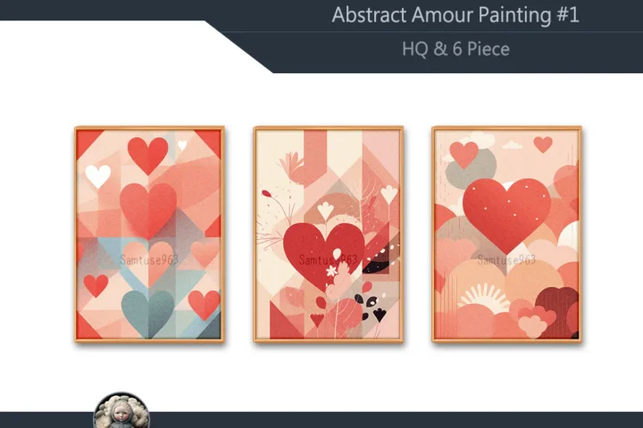 HQ Abstract Amour Painting #1 Sellable Extra A Samtuse963