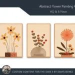 HQ Abstract Flower Painting #3 Sellable Extra A Samtuse963