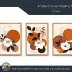 Abstract Flower Painting #4 Sellable Extra A Samtuse963