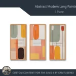 Abstract Modern Long Painting #2 Sellable Samtuse963