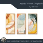 HQ Abstract Modern Long Painting #3 Sellable Samtuse963