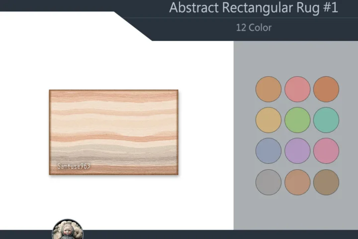 Abstract Rectangular Dance Rug #1 Samtuse963