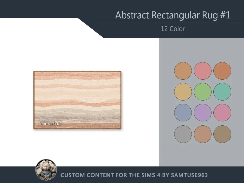 Abstract Rectangular Dance Rug #1 Samtuse963