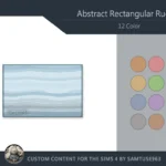 Abstract Rectangular Dance Rug #1 Samtuse963