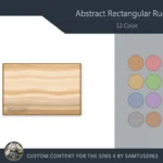 Abstract Rectangular Dance Rug #1 Samtuse963