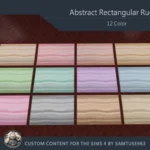 Abstract Rectangular Dance Rug #1 Samtuse963