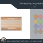 Abstract Rectangular Dance Rug #2 Samtuse963