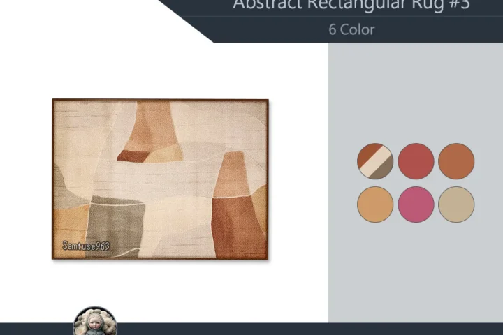 Abstract Rectangular Dance Rug #3 Samtuse963