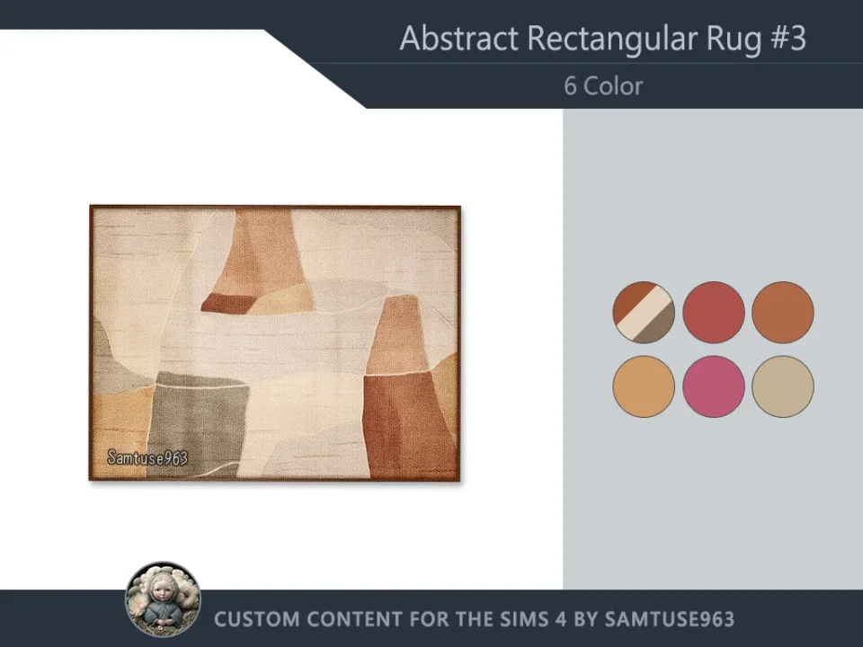 Abstract Rectangular Dance Rug #3 Samtuse963