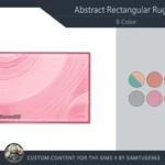 Abstract Rectangular Dance Rug #4 Samtuse963