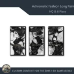 HQ Achromatic Fashion Long Painting #1 Sellable Extra D Samtuse963