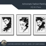 Achromatic Fashion Painting #2 Sellable Extra A Samtuse963