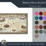 Bakery Menu Board #1 Samtuse963