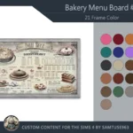 Bakery Menu Board #1 Samtuse963