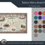 Bakery Menu Board #1 Samtuse963