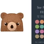 Bear Dance Rug #10 Samtuse963