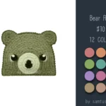 Bear Dance Rug #10 Samtuse963