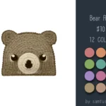Bear Dance Rug #10 Samtuse963