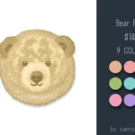 Bear Dance Rug #14 Samtuse963