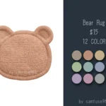 Bear Dance Rug #15 Samtuse963