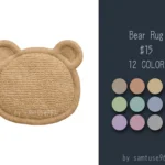 Bear Dance Rug #15 Samtuse963