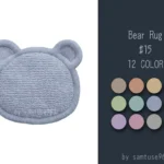 Bear Dance Rug #15 Samtuse963
