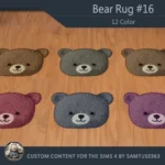 Bear Dance Rug #16 Samtuse963