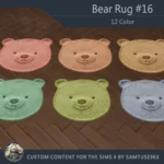 Bear Dance Rug #17 Samtuse963