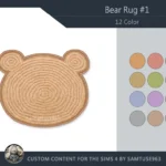HQ Bear Dance Rug #1 Samtuse963