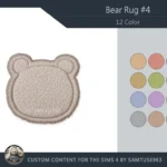 Bear Dance Rug #4 Samtuse963