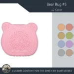 Bear Dance Rug #5 Samtuse963