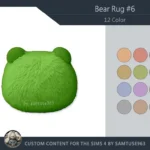 Bear Dance Rug #6 Samtuse963